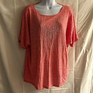 New 3X forever Jade peach studded blast top #1711*8